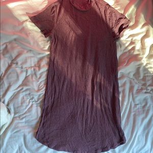 Burgundy Short Sweater Dress